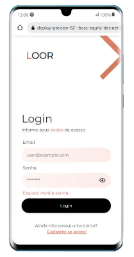 Imagem do projeto em dispositivos móveis do projeto Loor - Equity & Crowdfunding