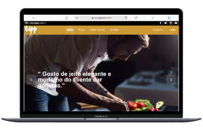 Imagem do projeto em dispositivos desktop do projeto Tipp Bank